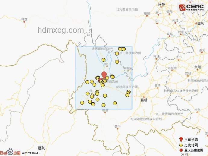 云南大理历次5.0级地震影响对比分析